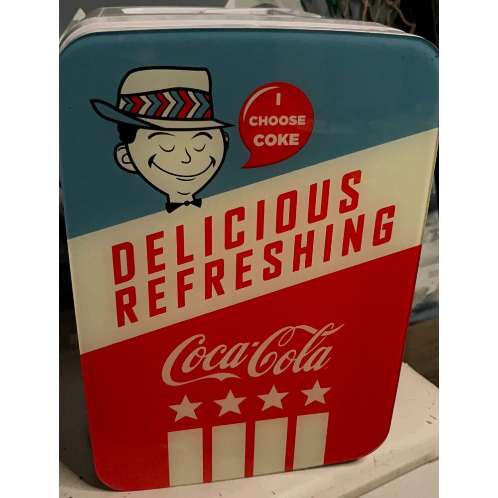 Cooluli Retro Coca-Cola Mini Fridge